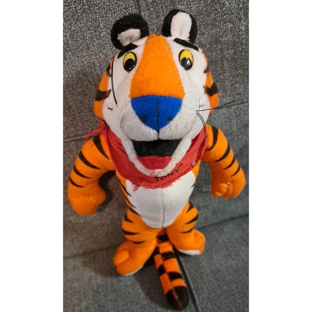 Tony the Tiger Plush Stuffed Animal Toy Kellogg's Frosted Flakes Doll 1993 10"